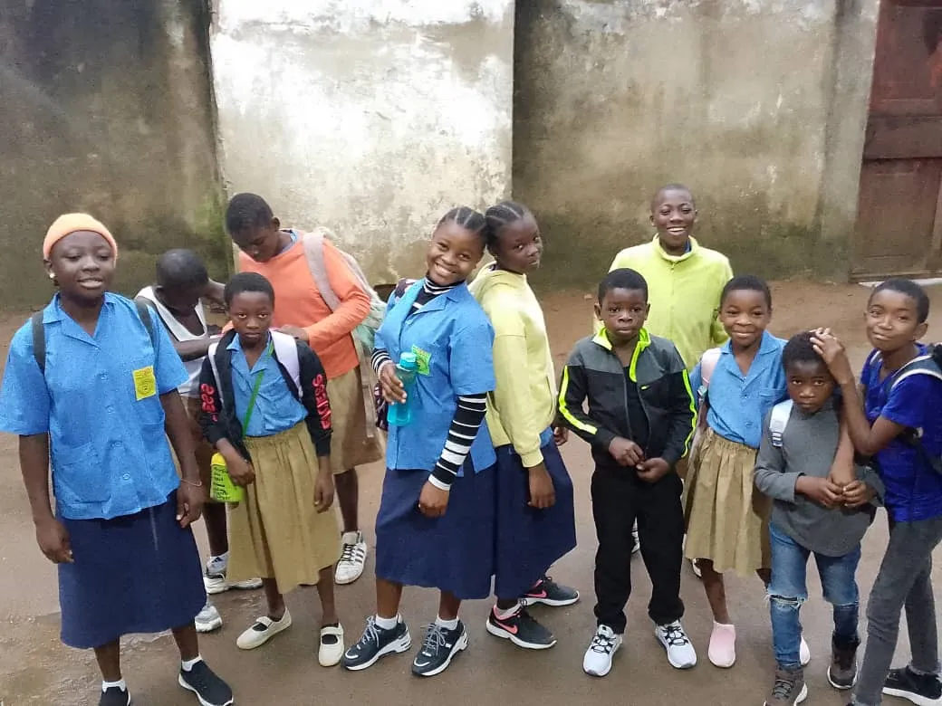 Children engaged in learning activities at New Hope Orphanage